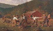 Winslow Homer Snap the Whip (mk44) oil on canvas